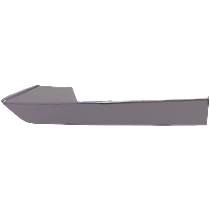 Driver Side Headlight Filler, Primed, CAPA CERTIFIED