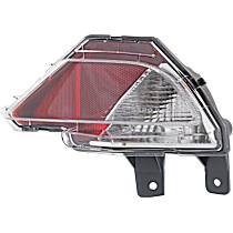 Passenger Side Back Up Light, with Bulb, Halogen, 4 Cyl., 2.5L Engine, Clear Lens, North America Built Vehicle, CAPA Certified