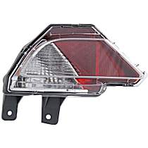 Driver Side Back Up Light, with Bulb, Halogen, 4 Cyl., 2.5L Engine, Clear Lens, North America Built Vehicle, CAPA Certified