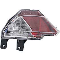Driver Side Back Up Light, With bulb(s), Halogen, Clear Lens, Japan Built Vehicle