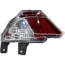 Driver Side Back Up Light, without Bulb, Halogen, 4 Cyl., 2.5L Engine, Clear Lens, Japan Built Vehicle, CAPA Certified