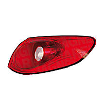 Driver Side, Outer Halogen Tail Light, With bulb(s), OE Replacement, Sedan