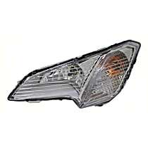 Front, Driver Side Turn Signal Light, With bulb(s),, CAPA Certified