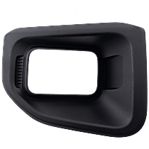 Front, Passenger Side Fog Light Trim, Textured Black
