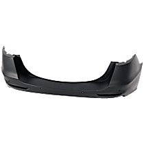 Rear Primed Bumper Cover, For Models Without Parallel Park Assist and With Parking Aid Sensor, CAPA Certified