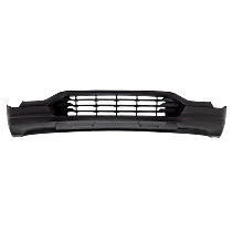 Front, Lower Textured Bumper Cover, For Models Without Black Edition, Block Heater Holes and Fog Lights, CAPA Certified
