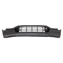Front, Lower Primed Bumper Cover, For Models Without Black Edition and Fog Lights , With Block Heater Holes, CAPA Certified