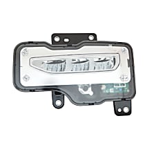 Front, Passenger Side Fog Light, With bulb(s), Halogen, CAPA CERTIFIED