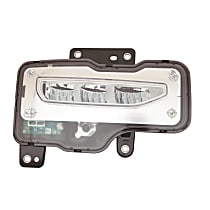 Front, Driver Side Fog Light, With bulb(s), Halogen, CAPA CERTIFIED