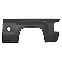 Rear, Driver Side, Outer Truck Bedside Panel, Primed, 7 Ft. Bed, Outer Side Panel, CAPA Certified