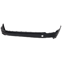 Rear, Lower Textured Bumper Cover, For Models Without Fog Lights, Hands-Free Liftgate and Park Assist System, CAPA Certified
