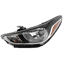 Driver Side Halogen Headlight, With bulb(s), OE Replacement, CAPA Certified