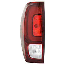 Driver Side Halogen Tail Light, With bulb(s), OE Replacement, CAPA Certified