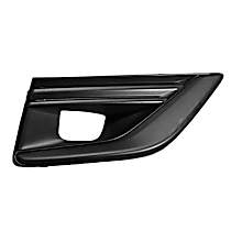 Front, Passenger Side Fog Light Cover, Black