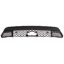 Front, Lower Bumper Grille, For Models With Parallel Park Assist, Textured Black