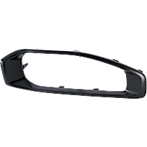 Front, Passenger Side Bumper Trim, Black