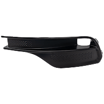 Front, Driver Side Fog Light Trim, Textured Black, For Models with Mopar Light Bar