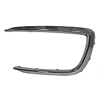 Front, Driver Side Bumper Trim, Chrome