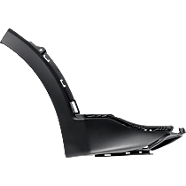 Front, Passenger Side Bumper Trim, Textured Black