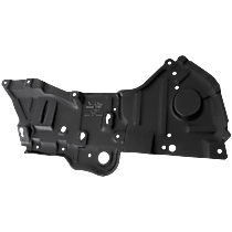 Front, Passenger Side Engine Splash Shield, Canada Built Vehicle, CAPA Certified