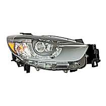 Passenger Side LED Headlight, With bulb(s), OE Replacement, CAPA Certified