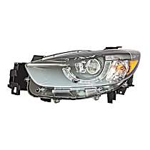 Driver Side LED Headlight, With bulb(s), OE Replacement, CAPA Certified