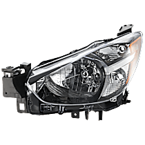 Driver Side Halogen Headlight, Without bulb(s), OE Replacement,, CAPA Certified