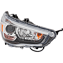 Passenger Side HID/Xenon Headlight, With bulb(s), OE Replacement