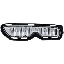 Passenger Side Driving Light, with Bulb, Base Model, CAPA CERTIFIED