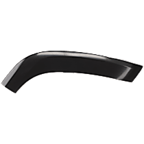 Rear, Passenger Side, Front Section Fender Trim, Mounts on Rear Door, For Models with 17 inches Wheels, Paint to Match