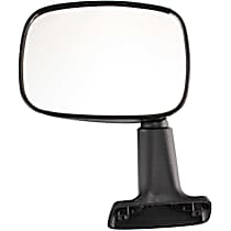 Driver Side Mirror, Manual Adjust, Non-Heated, Manual Folding, Textured Black, No Signal Light, No Memory, No Puddle Light, No Auto-Dimming, No Blind Spot Feature
