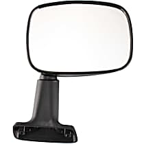 Passenger Side Mirror, Manual Adjust, Non-Heated, Manual Folding, Textured Black, No Signal Light, No Memory, No Puddle Light, No Auto-Dimming, No Blind Spot Feature