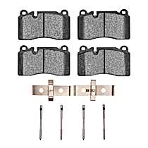 Rear OE Replacement Brake Pad Set, Carbon Ceramic Brake Rotors