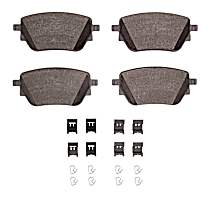 Rear OE Replacement Brake Pad Set, 318mm Front Disc