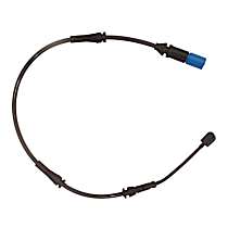 Rear Brake Pad Sensor, Iron Rotors; Full Cast Replacement for Aluminum Hat Rotors; Carbon Ceramic Brake Rotors