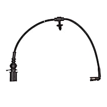 Rear Brake Pad Sensor, Original Design Aluminum Hat Front Rotors; Optional Design Full Cast Front Rotors