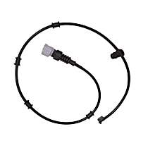 Rear Brake Pad Sensor, Full Cast Replacement for Aluminum Hat Front Rotors