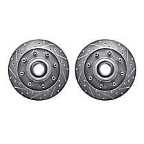 WGPN1-40026 Front Brake Disc, Cross-drilled and Slotted,, eLINE Black Series