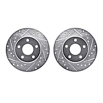 WGPN1-47015 Front Brake Disc, Cross-drilled and Slotted, eLINE Black Series
