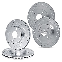 Front and Rear Brake Disc, Cross-drilled and Slotted, With Rear Disc; Production Date From November 28 1993; Production Date To November 27 1993, 3.0L 6Cyl, eLINE Black Series
