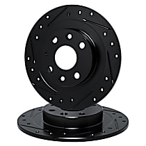 Rear Brake Disc, Cross-Drilled, With  Disc; Production Date From November 28 1993; Production Date To November 27 1993, 2.0L 4Cyl