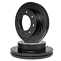 WHPN1-40026 Front Brake Disc, Cross-Drilled