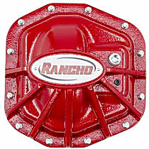 RS62120 Rockgear Series Differential Cover - Red, Steel, Direct Fit, Sold individually