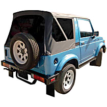 98635 Soft Top - Without Frame (Requires Factory Frame) Black diamond