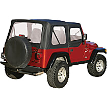 99735 Factory Replacement Series Soft Top - Without Frame (Requires Factory Frame) Black diamond