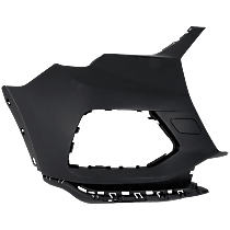 Front, Passenger Side Bumper End, Primed Plastic