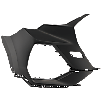 Front, Passenger Side Bumper End, Primed Plastic CAPA Certified
