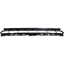 Front, Center Bumper Grille, Textured Black