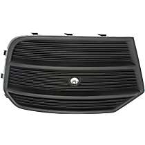 Front, Passenger Side, Outer Bumper Grille, Textured Black