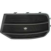 Front, Driver Side, Outer Bumper Grille, Textured Black